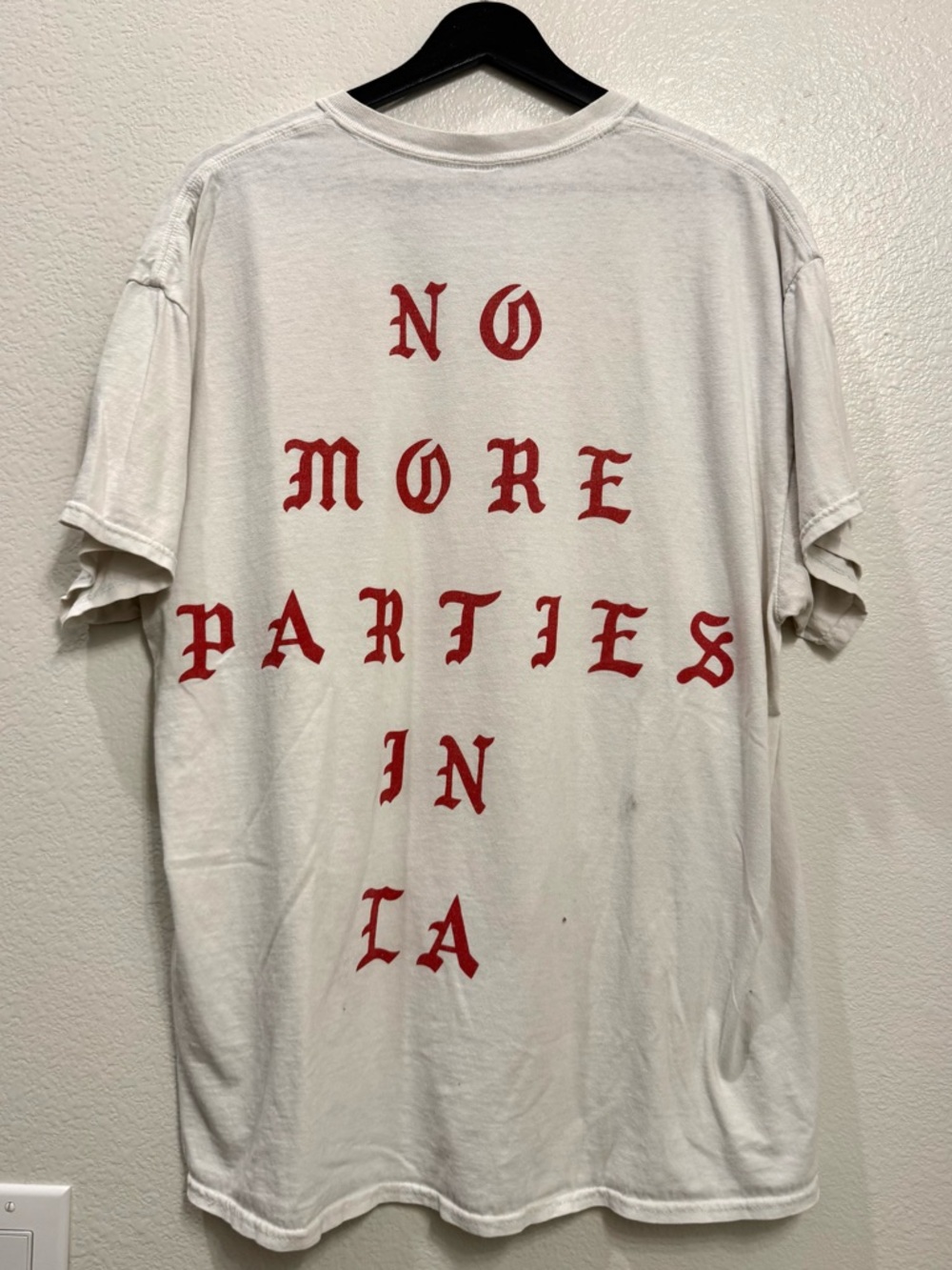 Kanye West Rare Life of Pablo No More Parties in LA T-shirt XL 24x29